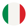 italian flag circle
